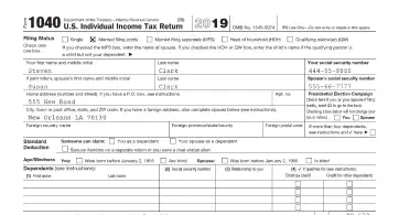 IRS Tax Form 1040 logo
