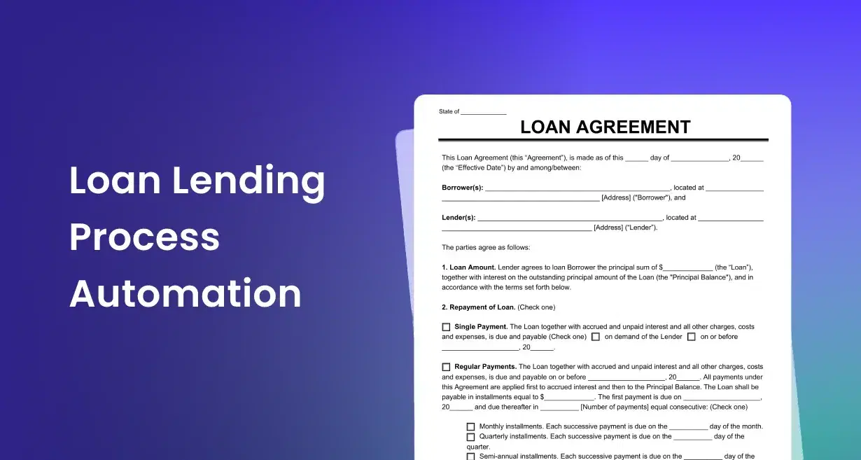 Loan Lending Process Automation