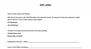 Gift Letter logo