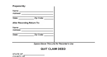Quit Claim Deed