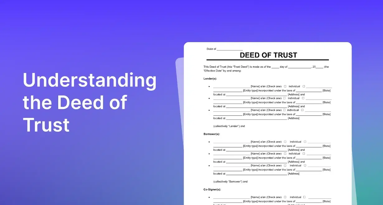 Deed of Trust Guide