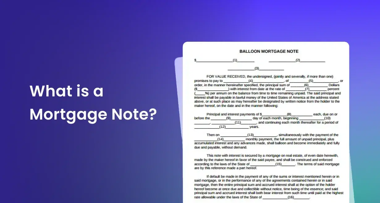 Mortgage Note